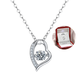 Collar Amor Eterno | Caja con Luz y Dedicatoria <span style="color: #000000;"><strong><span style="color: #ff2a00;">Plata 100% Autentica </span></strong></span>