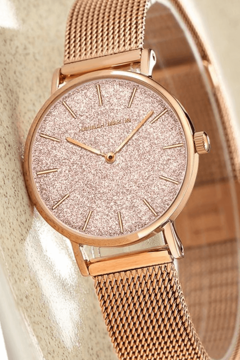 Reloj de cuarzo lunar para mujer