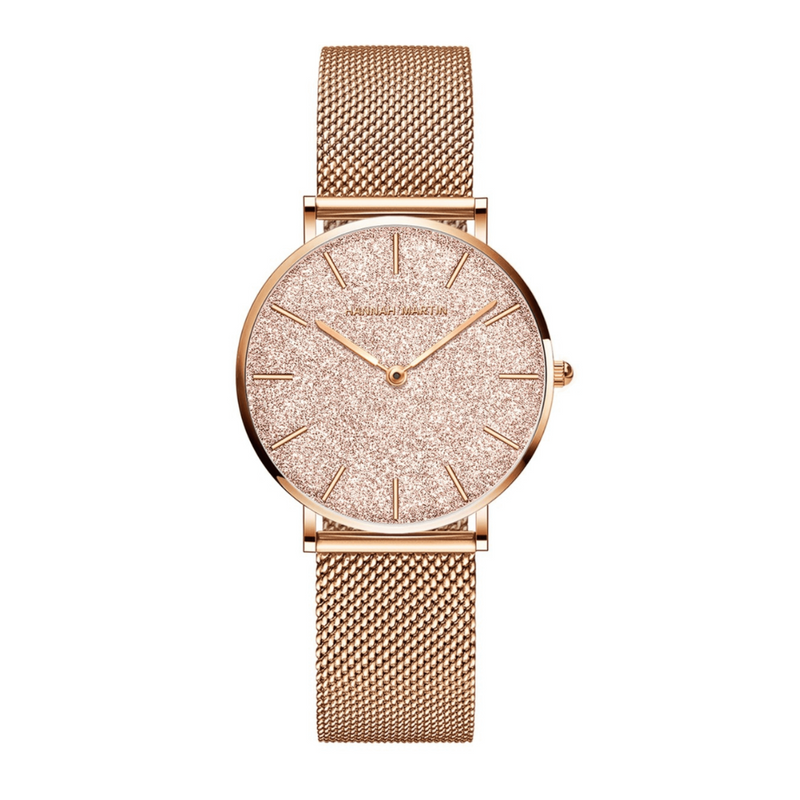 Reloj de cuarzo lunar para mujer