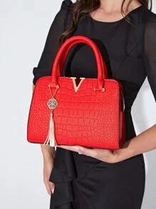 Bolso de Cuero Croco