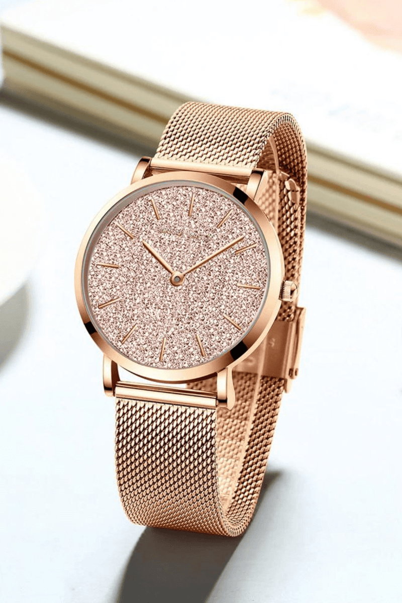 Reloj de cuarzo lunar para mujer