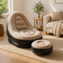 Combo 3 en 1: Sillón Inflable + Reposapiés + Inflador | Envío GRATIS