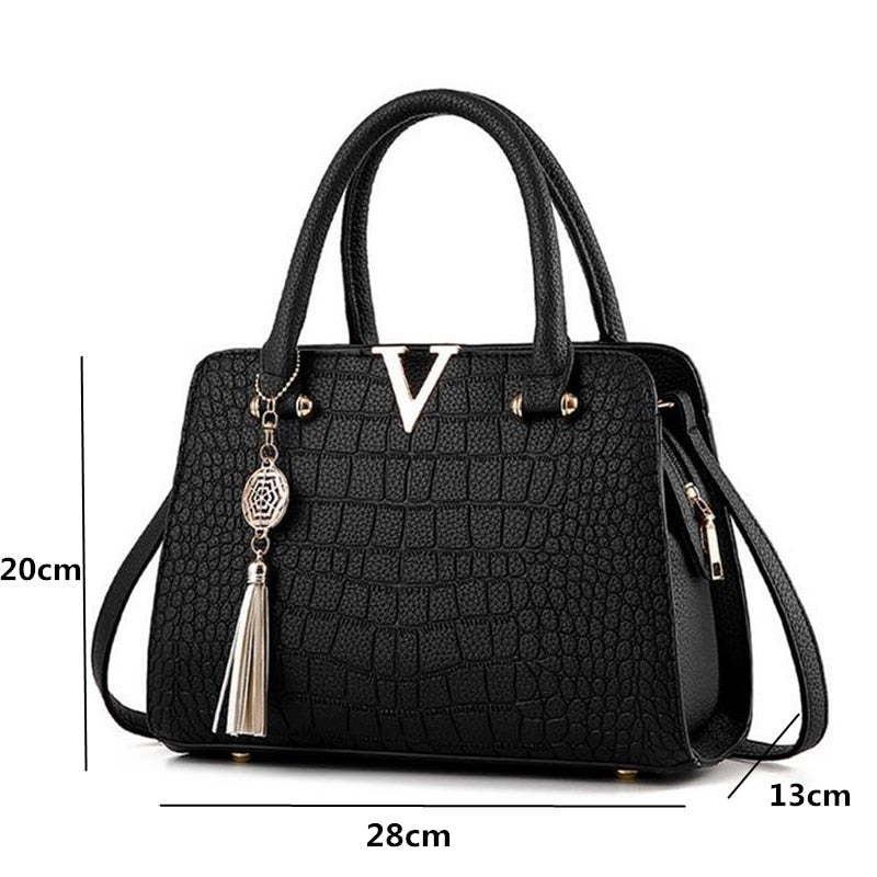 Bolso de Cuero Croco