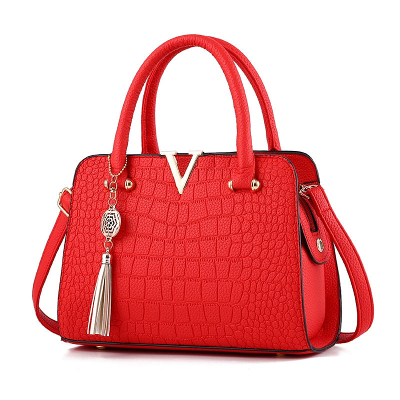 Bolso de Cuero Croco