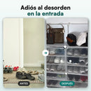 Antes y después: zapatos en orden