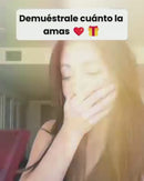 Collar Amor Eterno: la caja se ilumina al abrirla