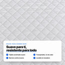 Tejido acolchado suave y transpirable